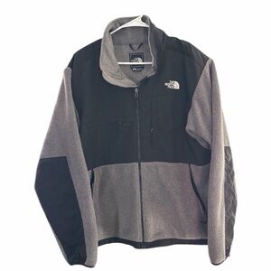 The North Face Denali Fleece Jacket Mens Large Full Zip Gray Polartec Pre-Loved